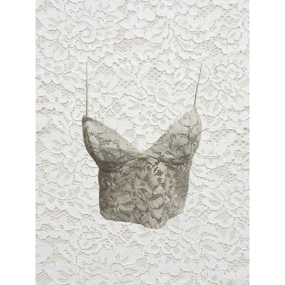 free people lace tank top